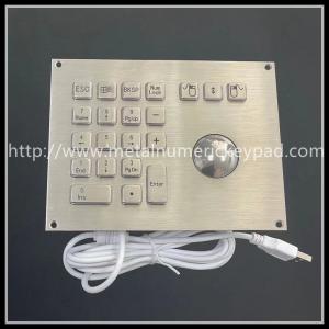 China Computer Digital Industrial Keyboard With Trackball USB Interface on sale