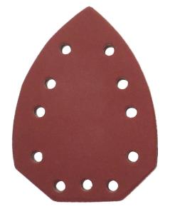 China 140x140x90mm Red Triangle Sanding Discs 120 Grit For Grinding And Polishing wholesale