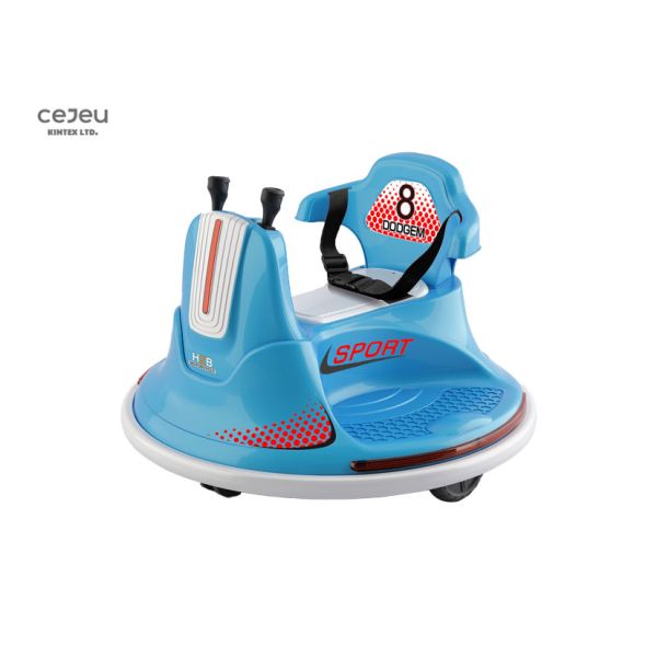 Kids 6v Toy Electric Ride On Bumper Car 360 Spin Battle