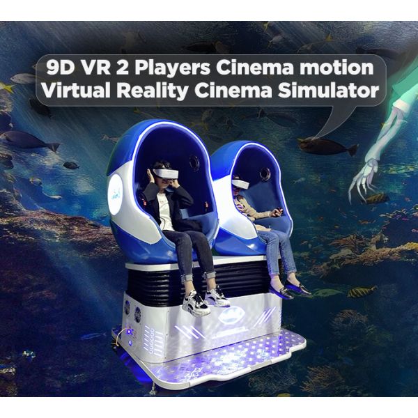 Customized Color 2500W 9D VR Cinema Coin Operated For Park