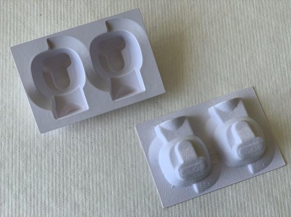 Quality Thermoformed Biodegradable Pulp Tray Smooth Rigid Recyclable Moulded Pulp Products for sale