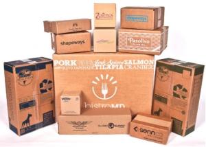China Professional Custom Printed Corrugated Boxes , Colored Corrugated Mailing Boxes on sale