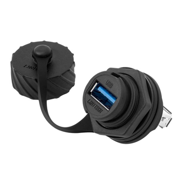 USB 3.0 AF/AF Coupler  Female To Female Transfer For USB 3.0 Cable Waterproof Dustproof Adapter Industrial Grade