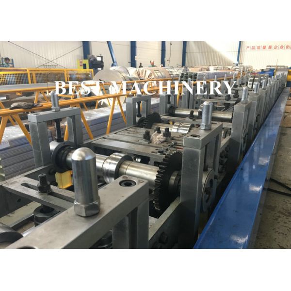 Round Shape Rainspout Downspout Roll Forming Machine 0.5mm Material PPGI and GI Steel