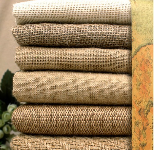 JUTE STORAGE BASKET WITH COTTON ROPE HANDLES,Burlap fabric jute toy storage basket for home storage organization bagease