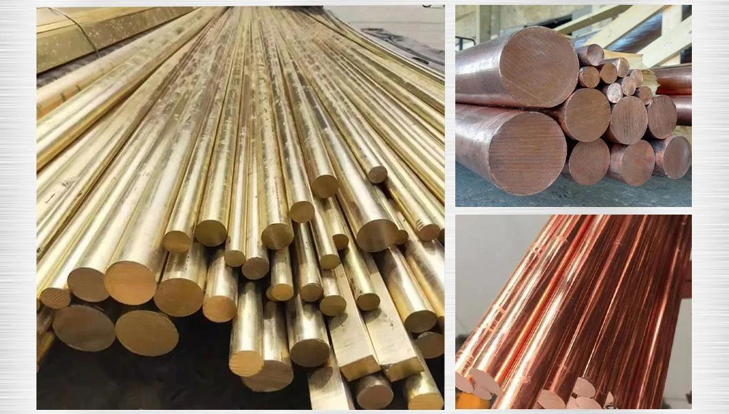 Customized Design Round Rod 10mm Brass Processing Electrolytic Brass Flat Bar