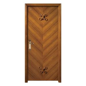 China Natural Teak Veneer Solid Wood Flush Doors 45mm Thick Mid Century Wood Door wholesale