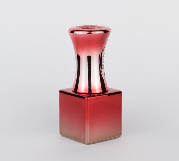 Quality UV Color Empty Nail Polish Glass Bottles 8ml 10ml 12ml With Brush / Cap for sale