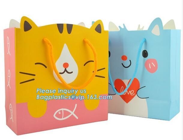 Fashion Custom Printing Luxury Gift Shopping Carrier Paper Bag With Your Own Logo Print,strong twisted handle black leat