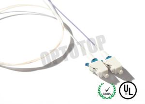 LC / UPC 2 Core Fiber Optic Pigtail OM1 Connector For CATV EDFA FTTH