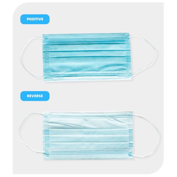Disposable Antibacterial Face Mask 3 Ply Non Woven Protective Face Mask Anti Virus
