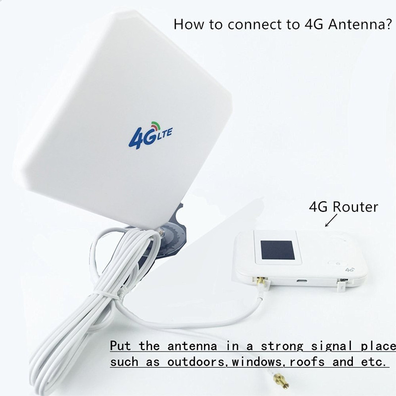 35dBi High Gain Dual Mimo WiFi Signal Booster Amplifier for Digital GSM Modem Adapter