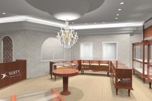 China jewellery shop counter design on sale