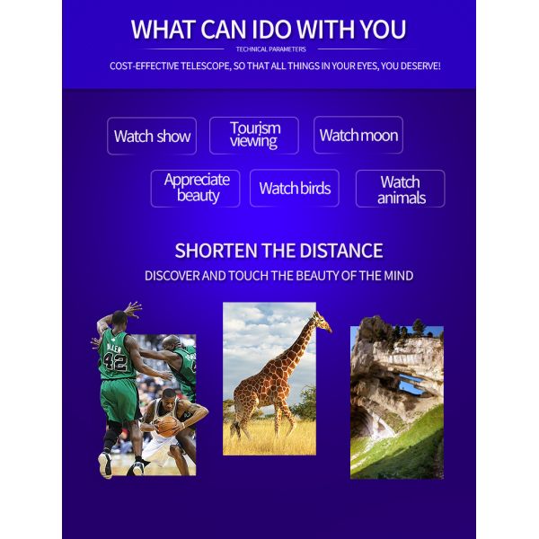 12X26 Day Night Vision Binoculars Opera Glasses Compact Folding Travel Mini Size