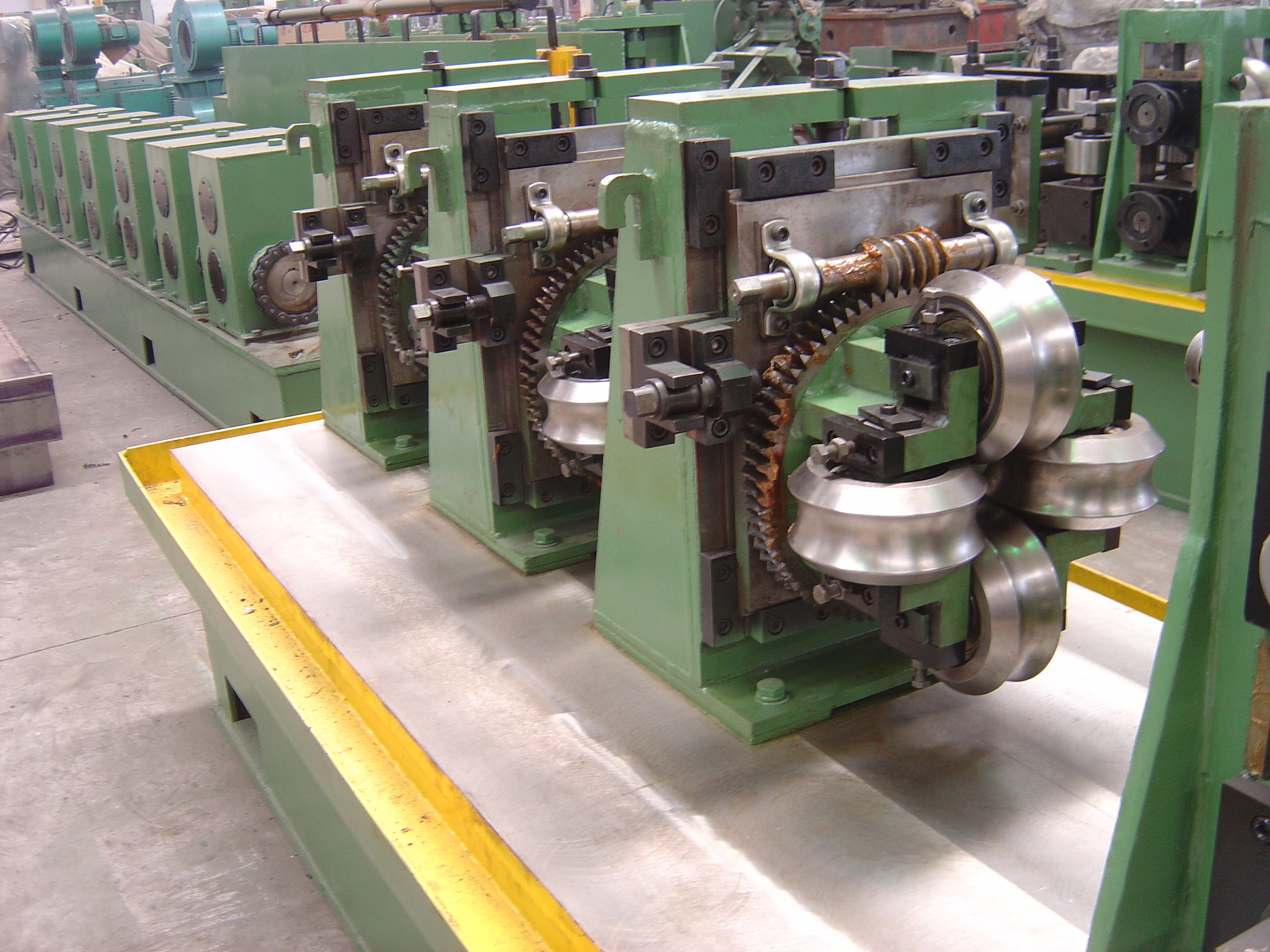 ZTZG High Frequency Straight Seam Welded Pipe Mill Hydraulic Decoiler Type