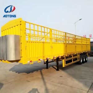 Custom Steel Sugar Cane Harvest Semi-Trailer with Livestock Fence