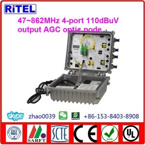 China 47~862/1000MHz Outdoor 4-port 110dBuV output Optic Node &amp; Receiver ON-4 for cable tv wholesale