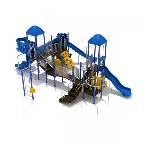 Quality OEM Galvainzed Steel Commercial Large Plastic Slide For Kids Play for sale