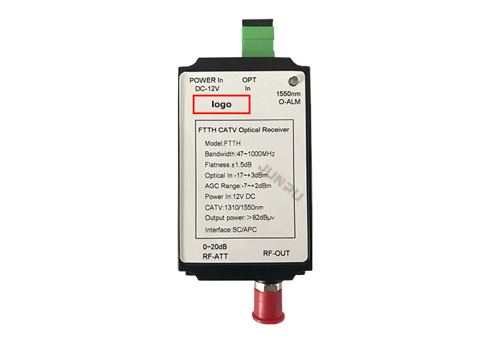 1100~1650nm Ftth Catv Optical Receiver Fiber Ftth Catv Optical Node