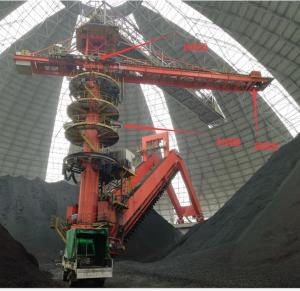 China 500 Tph Bulk Cargo Handling Equipment Combined Stacker Reclaimer wholesale