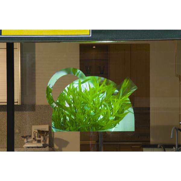 Quality Projector 3D Holographic Film Rear Projection Film Transparent Self Adhesive Window Display for sale