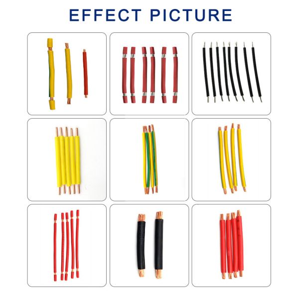Touch Screen Wire Cut Strip Machine for Cutting and Stripping 1-5mm Wire Outer Diameter