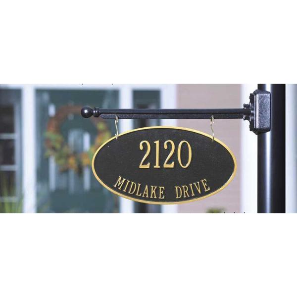 Quality Custom Recycled Aluminum Reflective House Numbers Mailbox Rustfree Two Sided for sale