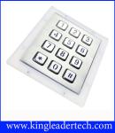 Panel Mount Numeric Backlit Metal Keypad With 12 Illuminated Keys For Access