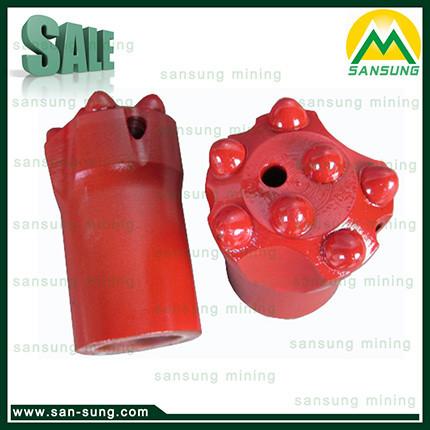 Quality 30mm-42mm rock drilling taper button bit for sale