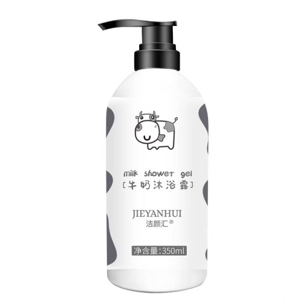 350ml Milk Body Wash Moisturizing Soothing Daily Cleanser Free From Parabens