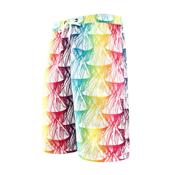 Quality Digital Print Polyester Baggy Gradient SUP Board Shorts for sale