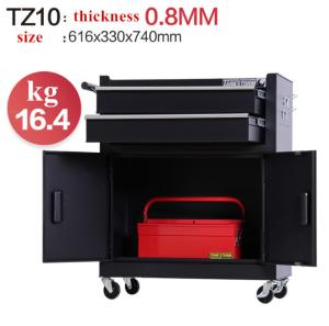 China 2 Drawers 0.8mm OEM Rolling Tool Carts , Tool Storage Trolley on sale