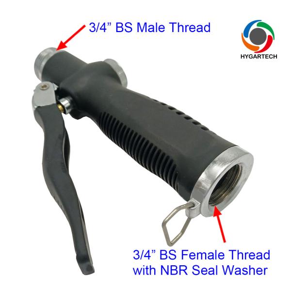 Trigger Control Soft Rain Spray Wand With Adjustable Angle