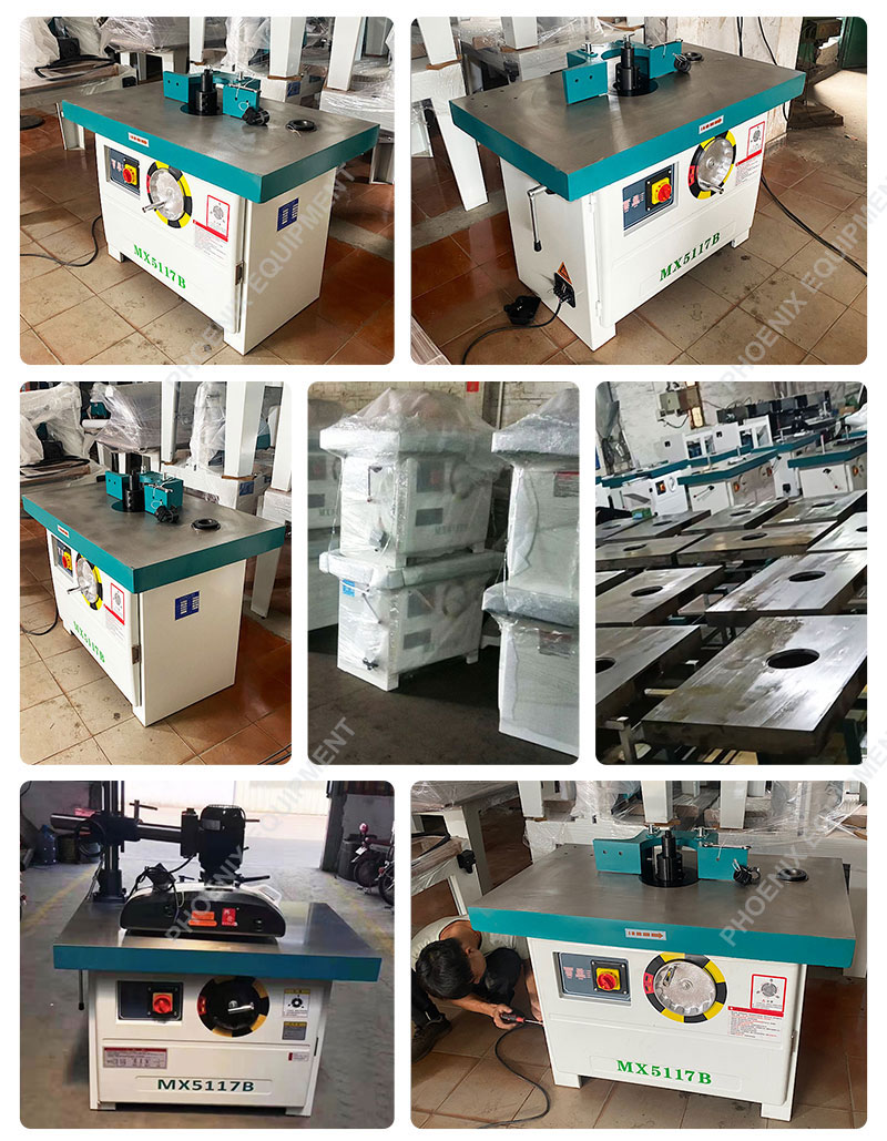 Vertical Push Table Woodworking Milling Machine with Max. Working Thickness of 120mm