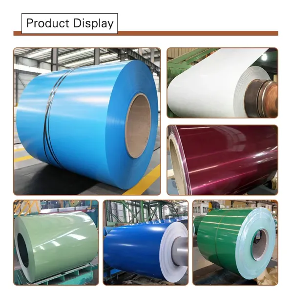 Dx51d DC01 SPCC SGCC PPGI Gi Gl Hot Dipped Galvanized Zinc Color Coated Prepainted Metal Roofing Steel Sheet Strip Coil