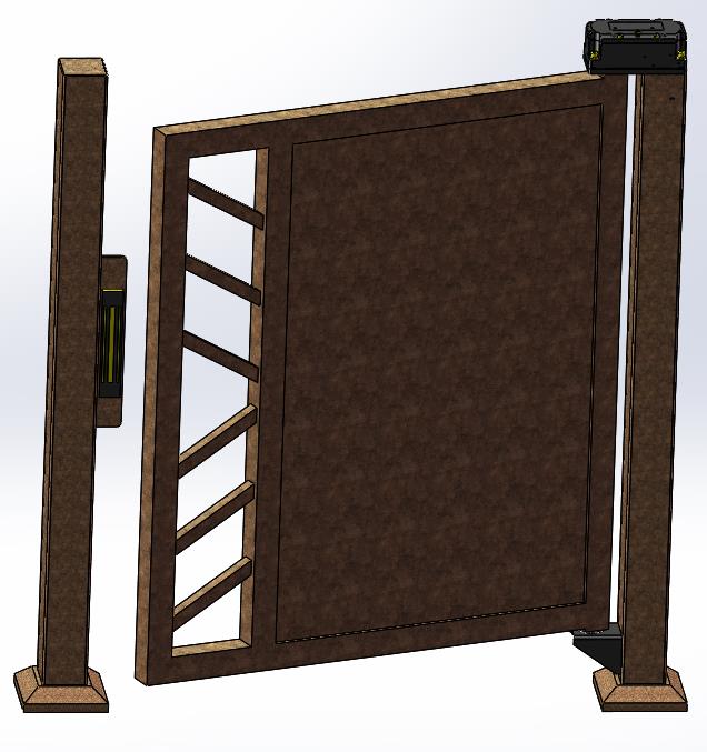 Smooth Access Control Swing Barrier Gate Turnstile 24V DC In Traffic Areas