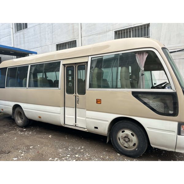 Used 21 Seats Coaster Toyota Bus Middle Sized 130km/h