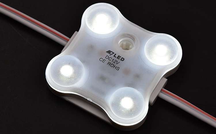 Dimmable Single Color LED Module Light Samsung 2835 Square 4 Single Color 12V IP68 For Light Box