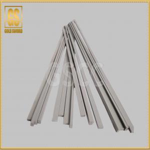 China Ra 0.4 Surface Roughness Tungsten Carbide Strips With Compressive Strength 4000-4500 MPa wholesale
