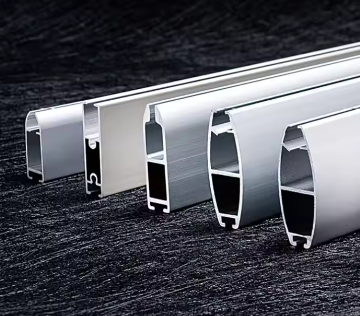 Customized Powder Coating Polished Extruded Roller Blind Bottom Railing Aluminium Profile For Windows