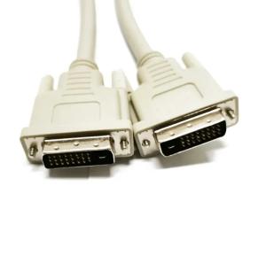China DVI 24+1 Double Link Cable Male to Male Digital Video Monitor DVI Cables Connector Adapter for HDTV Gaming Monitor Projector Computer wholesale