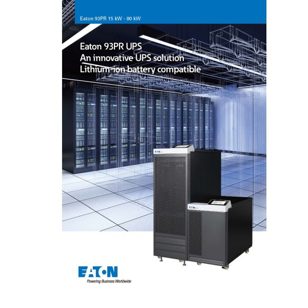 EATON UPS Power Supply Uninterruptible 2200W Online Rack Mount 5PX 9395 93PR UPS 100KVA 200KVA System