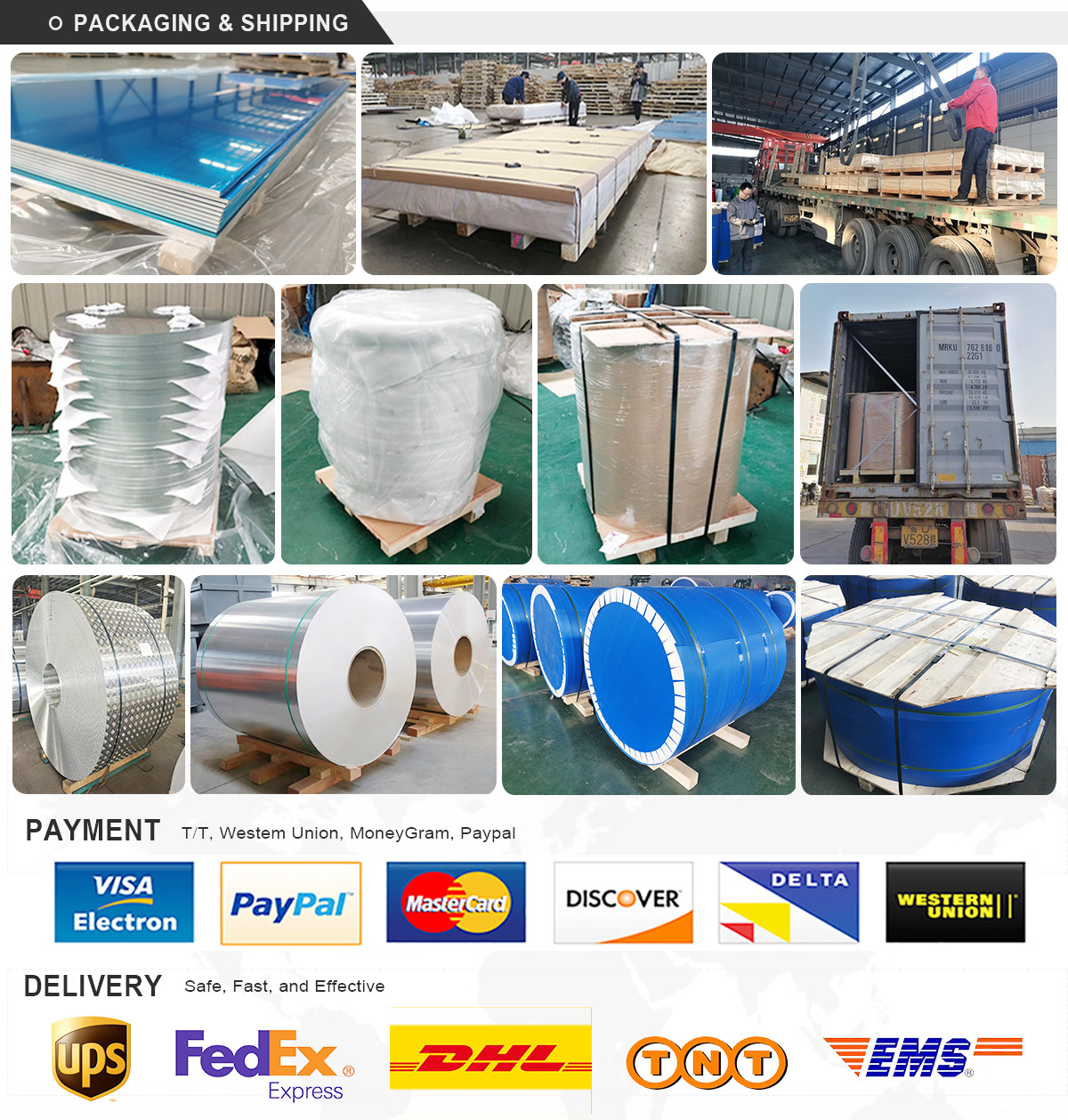 EN573-1 Gutter Roofing Painted Aluminum Coil PE Coating T851