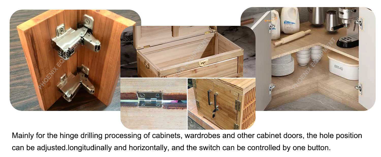 20 KG Weight Hinge Boring Machine for Furniture Door and Cabinet Easy to Operate 35mm