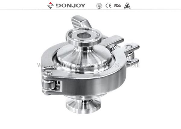 Quality Clamp check valve with middle clamp 0.5 inch SMS RJT ISO IDF thread connection for sale