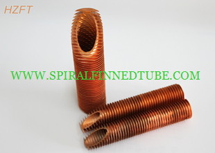 Corrosion Resistance Copper Finned Tube Suitable For Condensing Boilers