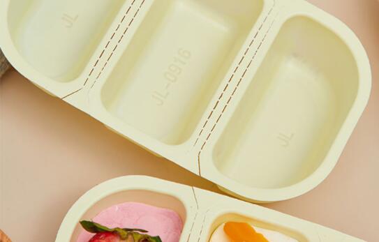 Splittable Food Packing Box PP Oval Shape With Transparent Lid