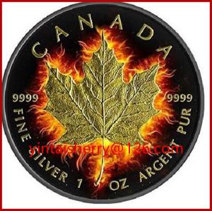 China metal crafts art coin Canada coin with 3d effect wholesale