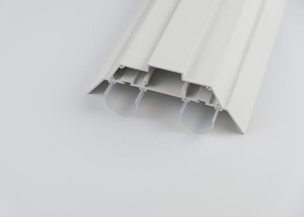 Quality Rigid Polycarbonate LED Profile Diffuse , Custom Color Plastic Extrusion Products for sale