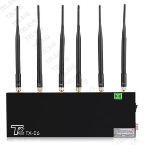 China 6 Channel Cell Phone Signal Jammer Desktop RF Signal Isolator Built in Cooling Fans wholesale